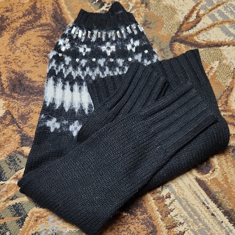 J. Crew Black and White Patterned Sweater - Picture 10 of 10